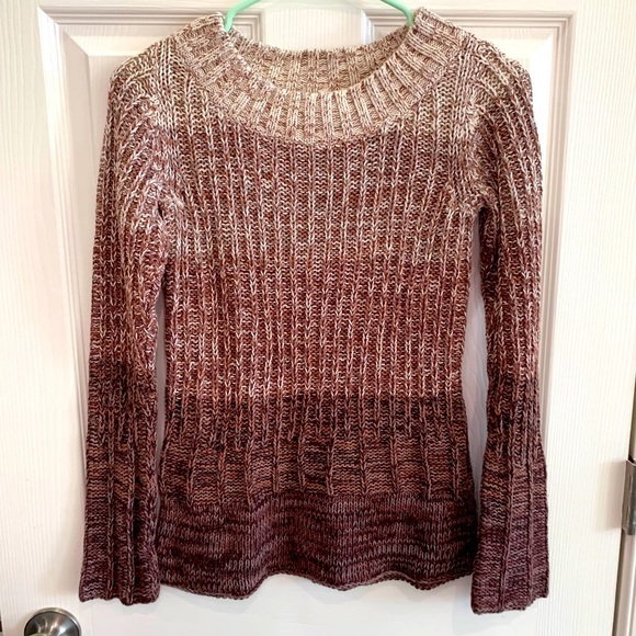 Axcess striped sweater shades of brown size‎ small - Picture 1 of 3